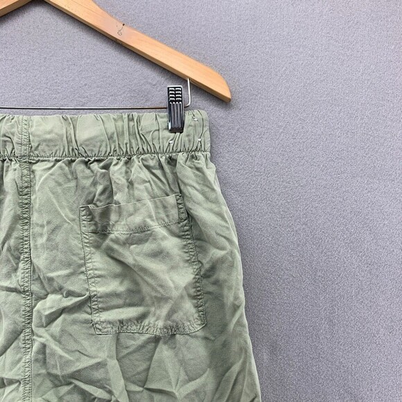 Thread & Supply Lyocell Cropped Wide Leg Pants Women Medium Beach Boho Lagenlook - Picture 6 of 12